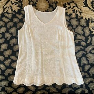 Dressy White Tunic Style Top